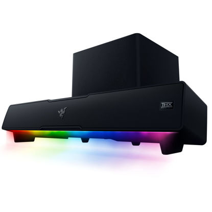 Picture of Razer Leviathan V2: Multi-Driver PC Gaming Soundbar with Subwoofer - THX Spatial Audio - Compact Design - Chroma RGB - Bluetooth 5.2 - for Desktop/Laptop, Smartphones, Tablets & Nintendo Switch