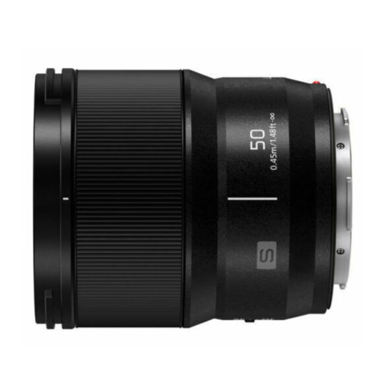 Picture of Panasonic LUMIX S Series Camera Lens, 50mm F1.8 L-Mount Interchangeable Lens for Mirrorless Full Frame Digital Cameras, S-S50 Black