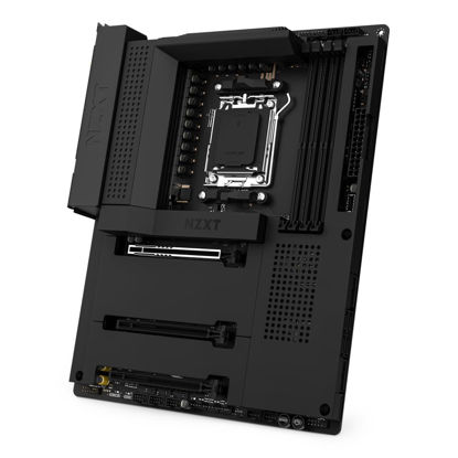 Picture of NZXT N7 B650E - AMD B650 Chipset - Supports AMD Ryzen 9000 8000 & 7000 Series CPUs (Socket AM5) - ATX Gaming Motherboard - Integrated Rear I/O Shield - DDR5 - Wi-Fi 6E - Black