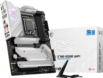 Picture of MSI MPG Z790 Edge WiFi Gaming Motherboard (Supports 12th/13th/14th Gen Intel Processors, LGA 1700, DDR5, PCIe 5.0, M.2, 2.5Gbps LAN, USB 3.2 Gen2, Wi-Fi 6E, Bluetooth 5.3, ATX)