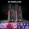 Picture of (1TX+1RX) Weeryyi 4K Wireless HDMl Transmitter and Receiver,Wireless HDMI Extender,656FT Ultra Long Distance Plug and Play, 2.4G&5G, for PC/Camera/HDTV/Projector/TV Box,etc (No App)