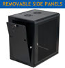 Picture of Tedgetal 12U Wall Mount Server Cabinet Network Rack Vented Enclosure Locking Door