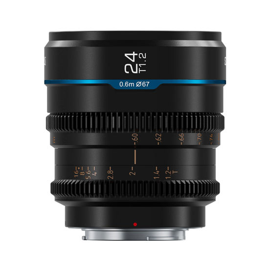 Picture of SIRUI Night Walker 24mm T1.2 S35 Cine Lens, Large Aperture Manual Focus Lens (MS24E-B, E Mount, Black)