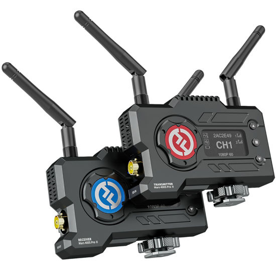 Picture of Hollyland Mars 400S PRO II Wireless SDI HDMI Video Transmitter and Receiver, 0.07s Latency 450ft Range, 4APP Monitoring, 1080p 12Mbps 5G Transmission System for Live Streaming Videography Filmmaking