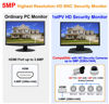 Picture of 1stPV 23.6" Super HD 5MP 16:9 Professional Security Monitor, 1 HDMI, 2 BNC Inputs(HD-TVI/AHD/CVI/CVBS) & 2 BNC Outputs, Working with Super HD 5MP Security Cameras Directly in Addition to DVR/NVR & PC