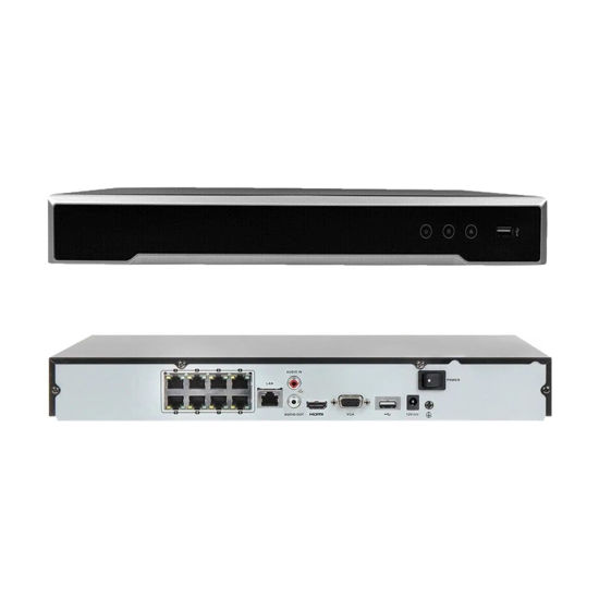 Picture of DS-7608NI-Q2/8P HIK 8 Channel 8 PoE 2K NVR Network Video Recorder with H.265+ Video Compression, Compatible with HIK IP Camera, Supports up to 2 X 8TB HDD(No HDD)(International English Version)