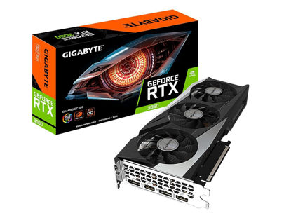 Picture of GIGABYTE GeForce RTX 3060 Gaming OC 12G (REV2.0) Graphics Card, 3X WINDFORCE Fans, 12GB 192-bit GDDR6, GV-N3060GAMING OC-12GD Video Card