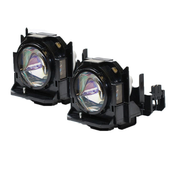 Picture of Dual / Twin Pack Original Panasonic Replacement Projector Lamp for ET-LAD60AW / ET-LAD60W including bulb and housing