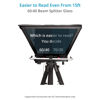 Picture of Proaim Universal Teleprompter Kit for Tablet/Smartphone/DSLR Video Cameras. 60:40 Beam Splitter, Quick Release Camera Plate. Sunhood & Cotton Gloves, 1/4" & 3/8" Tripod Threads + Hard Case (P-TP300)