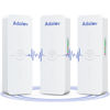 Picture of AdaLov CPE881 3 Pack Wireless Bridges, Point to 2 Points Gigabit WiFi Bridge with 2 1Gbs LAN Ports, Wireless Network Bridge, 5km Long Range Outdoor CPE for Network Extend of Shop, Barn, Gabage