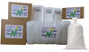 Picture of UpNorth Sandbags - Box of 500 - Empty Woven Polypropylene Sand Bags w/Ties, w/UV Protection; size: 14" x 26", color: White