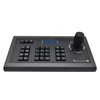 Picture of PTZ Camera Controller Video Conference Joystick Keyboard LCD Screen Display RS232 RS485 for Broadcast Church Live Streaming