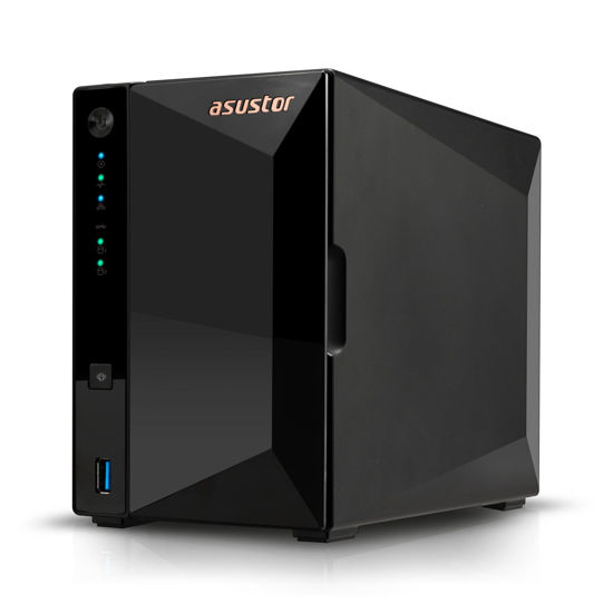 Picture of Asustor Drivestor 2 Pro Gen2 AS3302T v2, 2 Bay NAS, 1.7GHz Quad-Core, 2.5GbE Port, 2GB RAM DDR4, Small Home Media Server, Network Attached Storage Device(Diskless)