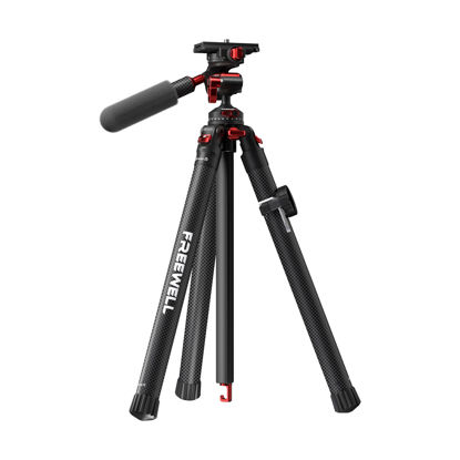 Picture of Freewell Carbon Fiber Real Travel Tripod with 360° Ball Head for Cameras and Smartphones