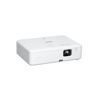 Picture of Epson EpiqVision Flex CO-W01 Portable Projector, 3-Chip 3LCD, Widescreen, 3,000 Lumens Color/White Brightness, 5W Built-in Speaker, 300-Inch Home Entertainment and Work, Streaming Ready (Renewed)