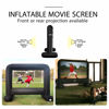 Picture of VIVOHOME 17 Feet Indoor and Outdoor Inflatable Blow up Mega Movie Projector Screen with Carry Bag for Front and Rear Projection