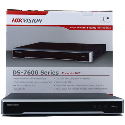 Picture of HIKVISION H.265 8-Channel PoE 4K Network Video Recorder NVR, Embedded Plug & Play - DS-7608NI-K2/8P