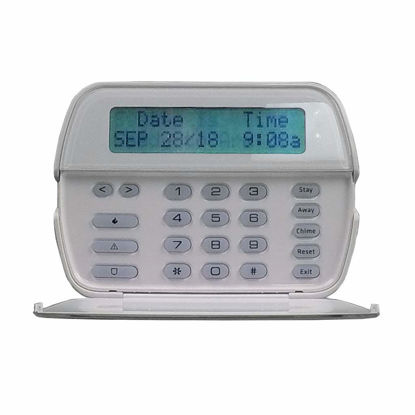 Picture of DSC TYCO PK5500ENG 64 zone full message LCD keypad with English function keys f