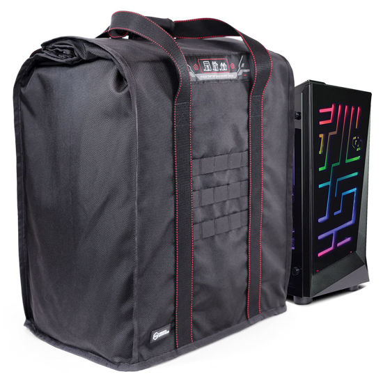 Picture of Mission Darkness T10 Faraday Bag for Computer Towers & XL Electronics // Military-Grade Faraday Cage for Digital Forensics, RF Signal Blocking, EMP CME Protection, Preppers, and Personal Security