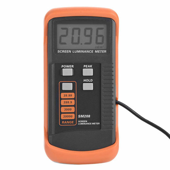 Picture of Light Meter Brightness Meter SM208 LCD Screen Luminance Meter Handheld Lux Light Tester for Measuring Brightness and Light 0.01-39990 cd/m2 Measuring Range