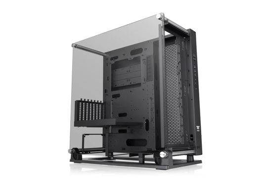 Picture of Thermaltake Core P3 Pro E-ATX Tempered Glass Mid Tower Gaming Computer Chassis, Open Frame Panoramic Viewing, Glass Wall-Mount, Rotatable PCI-E Slots, CA-1G4-00M1WN-09