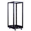 Picture of RackPath 25U Open Frame Server Rack - Heavy Duty 4 Post Adjustable Depth with Casters