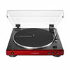 Picture of Audio-Technica AT-LP60XBT-RD Fully Automatic Belt-Drive Stereo Turntable, Red/Black, Bluetooth, Hi-Fi, 2 Speed