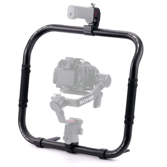 Picture of Tilta Basic Ring Grip Plus Compatible with DJI Ronin RS3 Pro/ RS4/ RS4 Pro | Improved Stability, Movement & Flexibility | Aluminum Alloy | Multiple Power Options