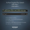 Picture of NETGEAR 16-Port PoE Gigabit Ethernet Plus Switch (GS316EPP) - Managed, with 15 x PoE+ @ 231W, 1 x 1G SFP Port, Desktop or Wall Mount