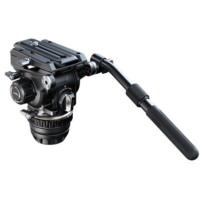 Picture of SmallRig DH12 Professional Fluid Video Head with 6-Step Counterbalance Dynamic, Step-Less Damping Adjust on Pan/Tilt, Dual-Mode QR Plate, Weight 1.9kg / 4.2lb, Load up 8kg / 17.6lb - 4464