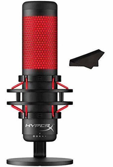 Picture of Newest HyperX QuadCast S - RGB USB Condenser Microphone for PC, PS4, Mac, Gaming, Streaming, Podcasts, Twitch, YouTube with GalliumPi Accessories