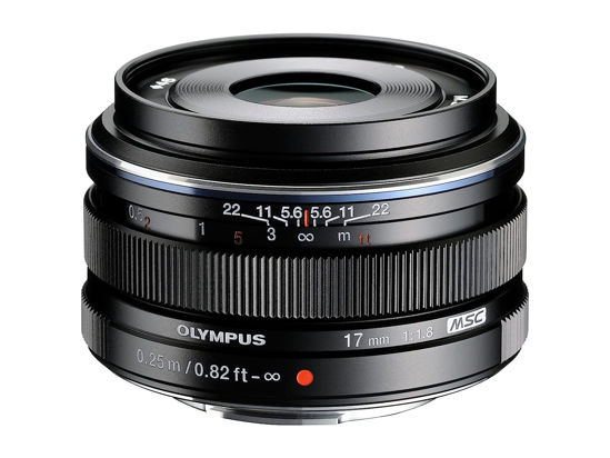 Picture of OLYMPUS OM SYSTEM M.Zuiko 17mm f1.8 (Black) for Olympus and Panasonic Micro 4/3 Cameras - International Version (No Warranty)