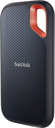 Picture of SanDisk 4TB Extreme Portable SSD - Up to 1050MB/s, USB-C, USB 3.2 Gen 2, IP65 Water and Dust Resistance, Updated Firmware - External Solid State Drive - SDSSDE61-4T00-G25