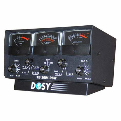 Picture of Dosy TB-3001PSW 3 Window 1,000 Watt Lighted Meter with Black Meters