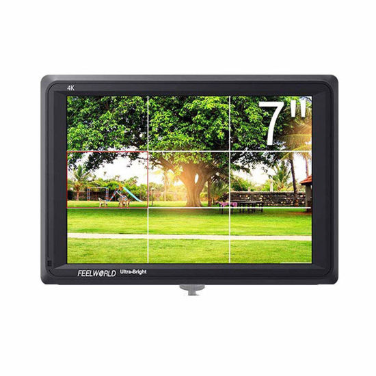 Picture of FEELWORLD FW279 7 Inch Ultra Bright 2200nit Daylight Viewable Full HD 1920x1200 IPS Panel DSLR On Camera Field Monitor 4K HDMI Input/Output Video Assist Peaking Focus