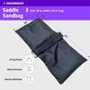 Picture of Sandbaggy Saddle Sandbags (Black) - Comes Pre Filled with 15 lbs. of Sand (25 lb. Weight Capacity) - Weights for Photography, Tents, Outdoor Equipment (10, 10" Width x 23" Length)