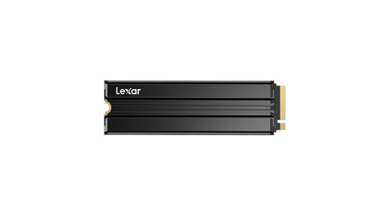 Picture of Lexar 4TB NM790 SSD with Heatsink PCIe Gen4 NVMe M.2 2280 Internal Solid State Drive, Up to 7400/6500 MB/s Read/Write, Compatible with PS5, for Gamers and Creators, Black (LNM790X004T-RN9NU)