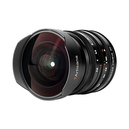 Picture of 7artisans 10mm F2.8 Full Frame Ultra Wide Angle Fisheye Lens 178°Manual Focus for Canon RF Mount Mirrorless Cameras EOS R/EOS R3/EOS RP/EOS R5/EOS R6