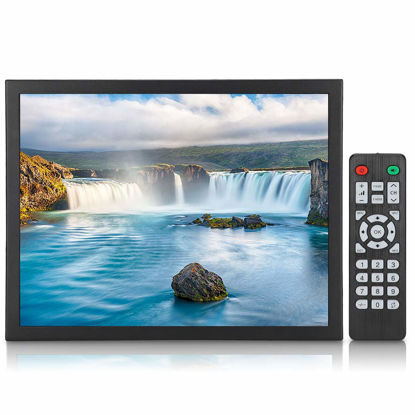 Picture of Wendry 15in Portable Monitor, TFT 4:3 Display Embedded Industrial Monitor Support HDMI/VGA/AV/BNC/USB Input, for PC, TV, CCTV, Camera and Computer(US)