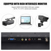 Picture of Wendry 15in Portable Monitor, TFT 4:3 Display Embedded Industrial Monitor Support HDMI/VGA/AV/BNC/USB Input, for PC, TV, CCTV, Camera and Computer(US)