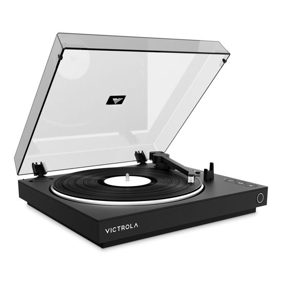 Picture of Victrola Fully Automatic Bluetooth Turntable with Audio Technica ATN3600L Cartridge, Automatic Repeat Function, 2-Speed Vinyl Record Player, Wireless Bluetooth Streaming, Preamp and Aluminum Platter