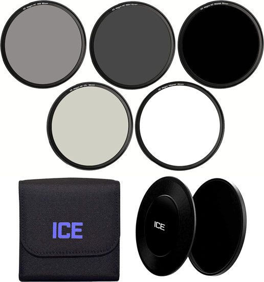 Picture of ICE Magco 95mm ND Stack Cap Set Slim Filter CPL ND8 ND64 ND1000 Magnetic MC Optical Glass Incl Adapter