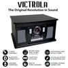 Picture of Victrola 8-in-1 Bluetooth Record Player & Multimedia Center, Built-in Stereo Speakers - Turntable, Wireless Music Streaming, Real Wood | Espresso