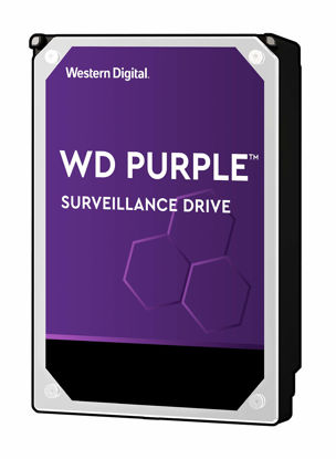 Picture of Western Digital 10TB WD Purple Surveillance Internal Hard Drive - SATA 6 Gb/s, , 256 MB Cache, 3.5" - WD101PURZ (Old Version)