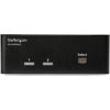 Picture of StarTech.com 2-Port DisplayPort KVM Switch - Dual-Monitor - 4K 60 - with Audio & USB Peripheral Support - DP 1.2 - USB Hub (SV231DPDDUA2),Black