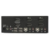 Picture of StarTech.com 2-Port DisplayPort KVM Switch - Dual-Monitor - 4K 60 - with Audio & USB Peripheral Support - DP 1.2 - USB Hub (SV231DPDDUA2),Black