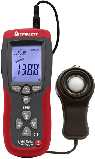 Picture of Triplett LT68 Light Meter/Datalogger up to 400,000 Lux / 40,000 Fc