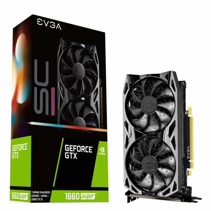 Picture of EVGA 06G-P4-1068-KR GeForce GTX 1660 Super Sc Ultra Gaming, 6GB GDDR6, Dual Fan, Metal Backplate