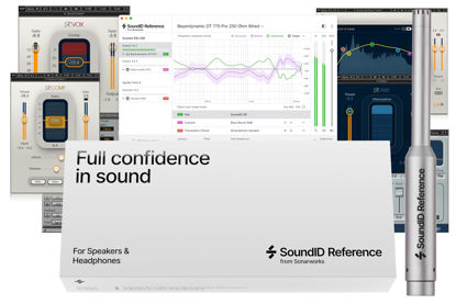 Picture of AudioDeluxe Sonarworks SoundID Reference for Speakers & Headphones with Measurement Microphone and Waves Musicians 2 Bundle