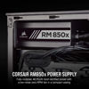 Picture of Corsair RMX Series, RM850x, 850 Watt, 80+ Gold Certified, Fully Modular Power Supply (Low Noise, Zero RPM Fan Mode, 105°C Capacitors, Fully Modular Cables, Compact Size) Black